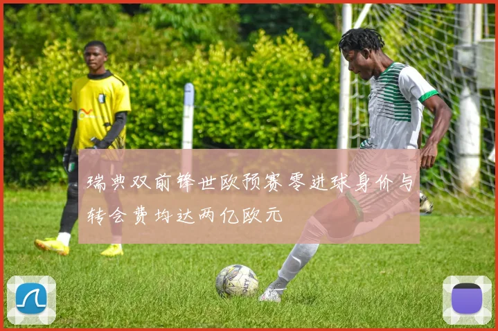 瑞典双前锋世欧预赛零进球身价与转会费均达两亿欧元